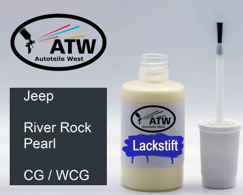 Jeep, River Rock Pearl, CG / WCG: 20ml Lackstift, von ATW Autoteile West.